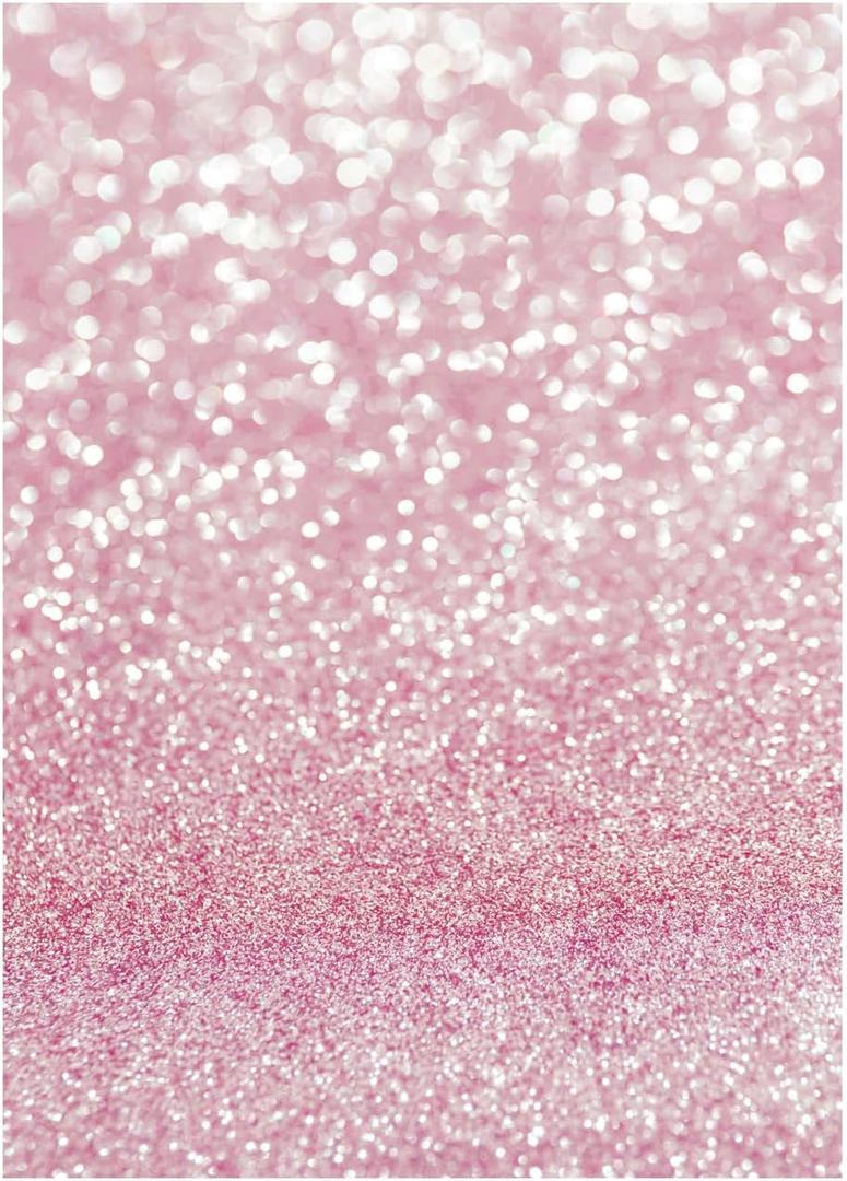 WOLADA Pink Backdrop Bokeh Photography Backdrop 5x7FT 12617