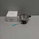 Stainless Steel Pour Over Coffee Maker With Cleaning Brush & Non-Slip Silicone Handle - 2 Cups Capacity Stainless Steel Pour Over Coffee Dripper With Secure Wide Base, Clean Flavor Paperless