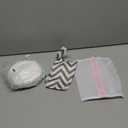 Organic Nursing Pads - 14 Washable Viscose Derived from Bamboo Breastfeeding Pads, Wash Bag, Reusable Breast Pads for Breastfeeding, Nipple Pads for Breastfeeding Essentials(Pastel Touch, L 4.8")