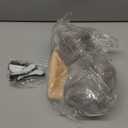 Lshfwn Old Man Bald Cap,Short Grey Bald Cap with Side Hair,Grandpa Wig with Glasses Mustache Eyebrows for Mens Halloween Cosplay Costume