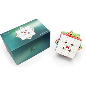 QY X Man Tornado V4 M 2024 Magnetic Speed Cube 3x3 StickerlessFlagship Version