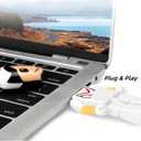 128GB USB 3.0 Flash Drive Plastic Doctor High Transfer Speed Pendrive White