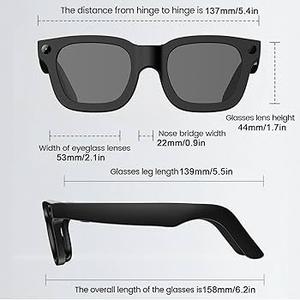 AMZISH AI Smart Glasses with Camera