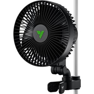 VIVOSUN AeroWave A6 Grow Tent Clip Fan, 6" Auto Oscillating Fan, Secure Non-Slip Clamp, Strong Air Circulating, and Low Noise, for Hydroponic Ventilation, 1-Pack