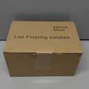 Aignis 24 Flameless LED Floating Candles, 3-Inch Plastic Battery Operated Tealights, Glow Time Over 120 Hours, Cozy Romantic White Light, Suitable for Pool/Bathtub/Hot Bath/Valentine's Day