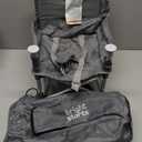 Bright Starts Pop 'N Sit Portable Booster, Indoor/Outdoor Use, Floor Seat with Feeding Tray, Grey, 6 Mos - 3 Yrs