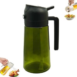Kitchen 2 in 1 Oil Dispenser,Kitchen 2 in 1 Oil Dispenser and Oil Sprayer (Black1)