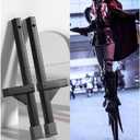 Stilts for Kids Premium Leg - Strap Stilts Smooth Painted Pine Wood Rubber - Coated for Free Hands 5+ Kids 200 - Pound Load Perfect for Sports & Cosplay Events