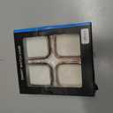 2 x 4 Pack Luxury Bumper Case for Apple Watch Series 7, Hard PC Protector 41mm iWatch Cover Frame Smartwatch Accessories (Black*2+White*2)