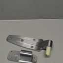Kason 1245 Reversible Cam-Rise Hinge, Flush Offset, Brushed Chrome Finish, 11245000088