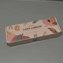 10 Inch Pale-Pink Taper Candles for Home Decoration, 10 Pack Unscented Candlesticks for Dinner Wedding Party, Smokeless and Dripless Candle Sticks