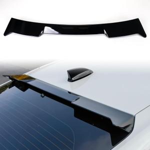 Rear Roof Spoiler Wing Compatible with Honda Civic 2022 2023 2024 2025 Hatchback Glossy Black,11th Civic Rear Roof Window Spoiler, ABS Window Visor Spoiler Wing