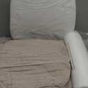 AAAAAcessories D-Shaped Chair Cushions, 2" Thick Dining Chair Pads with Ties and Removable, Machine-Washable Cover, 17" x 16", Set of 4, Oatmeal Beige