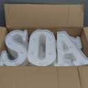 8 Inch Class of 2026 Light Up letters Graduation Decorations, PP Warm White Light Sign for High School Seniors College Students, 2026 Grad Party Decorations, Gift for friends