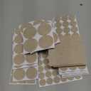 X-Protector 357 pcs Beige Felt Furniture Pads - Huge Quantity of Hardwood Floor Protectors with Many Big Sizes - Protect Any Type of Hard Floor