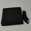 Upgraded Chef Knife Roll Bag, Waterproof Waxed Canvas Knife Case Holds Size Up to 18'', Portable Knife Holder with 11 Slots for Knives with Adjustable Strap, Gift for Beginner or Pro (Black)