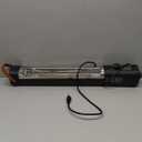 Patio Heater for Outdoor Use, Infrared Electric Outdoor Heater, 1500W Instant Heating, 60-Degree Oscillation, 9 Heat Levels, 9H Timer, Remote, for Garage, Backyard, Large Room, Indoor, 32.2", Black