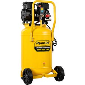 15-Gallon Air Compressor,2HP,Vertical Tank, 4.5CFM@90PSI,Quiet 66dB Twin Cylinder, Oil-Free, for Inflation, Nail Guns,Auto Repair, Painting, Woodworking and Home Use(Maximum Pressure 125 PSI)