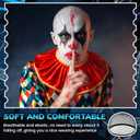 6 Pcs Bald Caps for Men Women Makeup Latex Bald Head Wig Caps Balds Cosplay Costume Accessories for Adults Halloween(Beige 1,Medium,Novel)