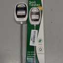 Soil Test Kit, 2-in-1 Soil Moisture Meter, Soil pH Meter -Dual Dial-Simultaneously-Display Results-Soil pH Tester, Moisture Meter for Garden,Lawn,Farm Indoor&Outdoor Plants-PureWhite