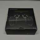 Globular Cluster Silicone Grips for Meta Quest Pro Controllers - come with PU leather Cushion Pad - more comfortable (Black)