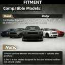 Rear Window Roof Spoiler for Dodge Charger SRT 2015-2024