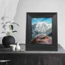 8x10 Picture Frame, Table Top or Wall Mount, Black, 1 Pack