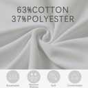 Men's Pique Polo Shirts Long Sleeve Cotton Blend Tipped Casual Collared Polo Shirts Business Classic Fit (Blue, L)