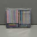 Nicpro 33PCS Aesthetic Highlighter and Gel Pen set with Case, 12 Bible Highlighters & Cute Pens Refills With Soft Ink & Tip, No Bleed Quick Dry for Bible Study Journaling Planner Notes School Supplies