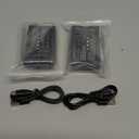 2-Pack 6040mAh Ring Battery Replacement Compatible with Ring Doorbell 2/3/4, 3 Plus, Spotlight Cam & Stick Up Cam, Rechargeable 3.65V Lithium-ion Batteries