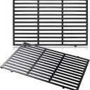 7524 Cooking Grill Grates for Weber Genesis 300 Series, 19.5" Porcelain-Enameled Cast-Iron Grates for E310 E320 E330 S310 S320 S330 EP/CEP310 EP/CEP320 EP/CEP330 Grill Parts Replacement 7528