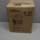 CEROELDA Small Trash Can with Lid-5L/1.3 Gal,Stainless Steel Outdoor Dog Poop Garbage Can-Farmhouse Retro Metal Waste Bin w/Step Pedal for Bathroom Bedroom Office-Soft Close-Black