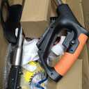 21V Electric Weed Eater, Cordless Brush Cutter Trimmer with Adjustable Pole & Battery-Powered, Lightweight & Low Noise, Foldable 3-in-1 Weed Wacker for Outdoor, Garden and Yard Use