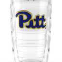 Tervis Made in USA Double Walled University of Pittsburgh Panthers Insulated Tumbler Cup Keeps Drinks Cold & Hot, 10oz Wavy, Primary Logo
