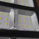 Gefolly SL-5200W Solar Street Lights Outdoor, 520000LM Commercial Parking Lot Light, 6500K Dusk to Dawn IP67 Security Flood Lights Motion Sensor Led Lamp for Basketball Court, Road, Yard