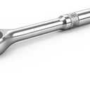 HORUSDY 3/8" Drive 90T Quick-Release Ratchet Handle, Reversible, Chrome Alloy Made, Full Polished, Includes 3/8" to 1/2" Socket Adapter, Ideal for Auto Repair, Home & Industrial Use