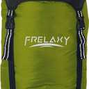 Frelaxy Compression Sack, 40% More Storage! 11L/18L/30L/45L/52L Compression Stuff Sack, Water-Resistant & Ultralight Sleeping Bag Stuff Sack - Space Saving Gear for Camping, Hiking (Large, Army Green)