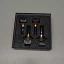 Fits for 2011-2019 Toyota highlander Halogen Headlight Bulbs Combo, Ultra Bright 5000K White High Low Beam Headlight Bulbs, Plug and Play, 4 Pack