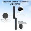 Fence Post Repair Kit, Max 8mm Thickened Double-Layer Fence Post Anchor, Heavy Duty Fence Post Repair Stakes, Anchor Ground Spike for Repairing Tilted/Broken Wood Posts