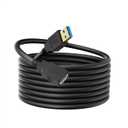 USB 3.0 Extension Cable 15FT, 5Gbps Data Transfer, Male to Female,Enjoy Ultra-Fast Transfer and Convenient Connectivity Compatible with Printers, Camerasand More Black,15 feet