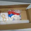 Airplane Birthday Party Balloons Stand Kit 2 Sets with 2 Plane Helicopter Foil Balloons Red Blue White Balloon Centerpiece for Tables for Adventure Time Flies Birthday Baby Shower Party Decoration