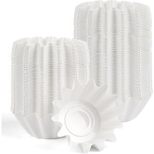 PEASUG 150 Pcs Wax Melt Liners, Wax Melt Warmer Liners, Leakproof & Reusable Wax Melt Cups for Wax Burner, Wax Melters, Candle Warmers, Scented Wax, Plug Warmers, Electric Wax Warmers (White)