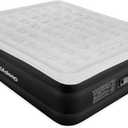 SoundAsleep Products Dream Series Luxury Air Mattress, ComfortCoil Technology, Built-in High Capacity Pump for Home Camping- Double Height, Adjustable, Inflatable Blow Up (California King XL)