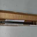 Amazon Basics No Drill, Non Slip Tension Curtain Rod, Adjustable Length 24-36", Classic Finial, Bronze