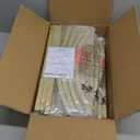 Set of 3 Wedding Arch Stand Gold Metal Arch Frame for Baptism Wedding Ceremony Birthday Party Bridal Baby Shower Event Celebration Decor (7.2FT, 6.6FT, 6FT )