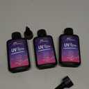 Honcaring UV Resin 400g, Hard Type Clear Beginner-Friendly Kit, Upgraded Formula & Crystal Clear for Jewlery Making, 100g*4 Resin UV Kit with for Earring, Pendant, DIY