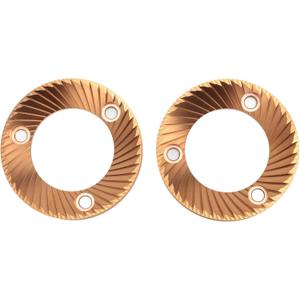 2PCS Coffee Grinding 64mm Flat Burrs, Titaniums Plated Coffee Grinder Burr Multi Purpose Flat Burrs Coffee Grinder Accessory for DF64 DF64P DF64E DF64V for E5P E6P E37J