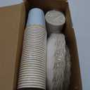 Mimorou 338 Pcs Dusty Blue Plates and Napkins Party Supplies for Guests Blue Tableware Include Scalloped Plates Paper Napkin Cup Spoon Fork Knife for Baby Shower, Wedding, Birthday