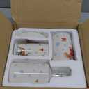 Christmas Bathroom Accessories Set 4, Christmas Bathroom Decor, Xmas Toothbrush Holder Sets, Snowman Soap Dispenser Bath Decorations