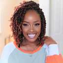 TOYOTRESS Tiana Passion Twist Hair - 6 inch 8 Pcs Pre-twisted Crochet Braids Ombre Orange, Synthetic Braiding Hair Extension (6 Inch, T350)